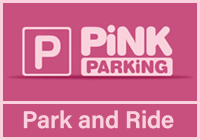Luton Airport Pink Parking Logo